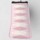 Mitte- des Jahrhundertsmoderne rosa Golf Headcover (Rotieren 90)