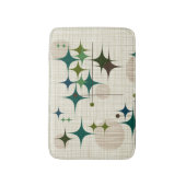Mitte- des Jahrhundertsmoderne Sternexplosionen Badematte (Vorderseite Vertikal)