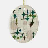 Mitte- des Jahrhundertsmoderne Sternexplosionen Keramik Ornament (Rechts)