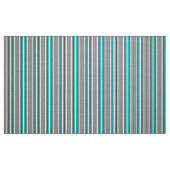 Mitte- des Jahrhundertsmoderne Streifen, Grau und Stoff (Fat Quarter (45,7 x 55,9 cm))