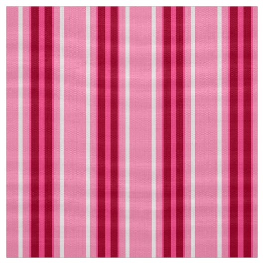 Mitte- des Jahrhundertsmoderne Streifen, Rosa und Stoff (Muster)