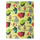 Mitte- des Jahrhundertsmoderne Tischdecke (Vorderseite)