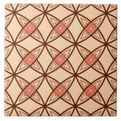 Mitte- des Jahrhundertsmoderner Atomdruck - Fliese (Vorderseite)