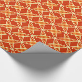 Mitte- des Jahrhundertsmoderner Atomdruck - Geschenkpapier (Ecke)