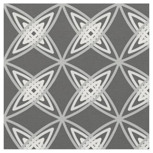 Mitte- des Jahrhundertsmoderner Atomdruck - Stoff (Nahaufnahme)