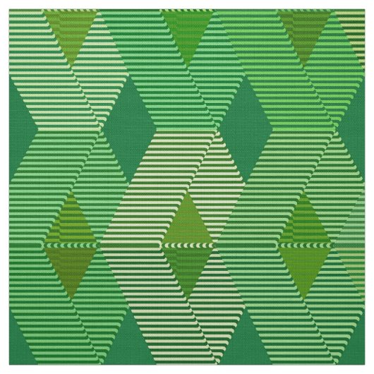 Mitte- des Jahrhundertsmoderner Diamant-Druck, Stoff (Muster)