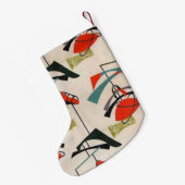 Mitte- des Jahrhundertsmoderner Kleiner Weihnachtsstrumpf (Rückseite (Hängend))