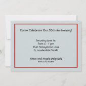 Mitte- des Jahrhundertsmoderner kundengerechter Einladung (Rückseite)