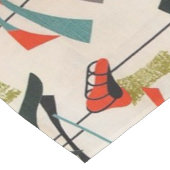 Mitte- des Jahrhundertsmoderner Kurzer Tischläufer (Ecke)