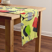 Mitte- des Jahrhundertsmoderner Kurzer Tischläufer (Beispiel)