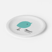 Mitte- des Jahrhundertsmoderner Pappteller (Schrägansicht)