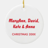 Mitte- des Jahrhundertsmoderner Weihnachtsbaum u. Keramik Ornament (Hinten)