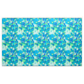 Mitte- des Jahrhundertsmodernes abstraktes, Aqua Stoff (Yard (91,4 cm))