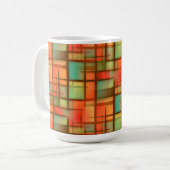 Mitte- des Jahrhundertsmodernes abstraktes Kaffeetasse (Vorderseite Links)