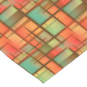 Mitte- des Jahrhundertsmodernes abstraktes Mittelgroßer Tischläufer (Ecke)