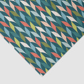 Mitte- des Jahrhundertsmodernes aquamarines u. Seidenpapier (Ausschnitt)