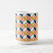 Mitte- des Jahrhundertsmodernes Blatt-Muster Kaffeetasse (Mittel)