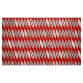 Mitte- des Jahrhundertsmodernes Blätter, dunkelrot Stoff (Fat Quarter (45,7 x 55,9 cm))