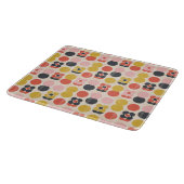 Mitte- des Jahrhundertsmodernes Blumen-Muster Schneidebrett (Ecke)