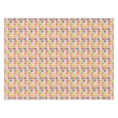 Mitte- des Jahrhundertsmodernes Blumen-Muster Tischdecke (Vorderseite (Horizontal))