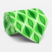 Mitte- des Jahrhundertsmodernes Diamant-, Smaragd- Krawatte (Gerollt)