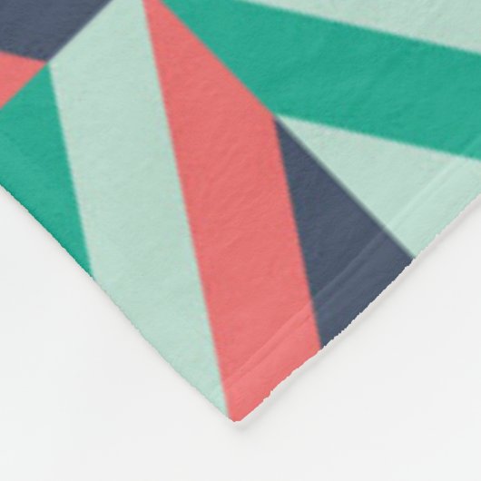 Mitte- des Jahrhundertsmodernes geometrisches Fleecedecke (Ecke)