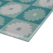 Mitte- des Jahrhundertsmodernes geometrisches Schneidebrett (Ecke)