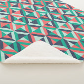 Mitte- des Jahrhundertsmodernes geometrisches Sherpadecke (3/4)