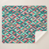 Mitte- des Jahrhundertsmodernes geometrisches Sherpadecke (Vorderseite (Horizontal))