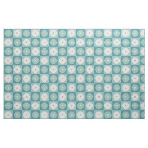 Mitte- des Jahrhundertsmodernes geometrisches Stoff