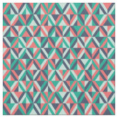 Mitte- des Jahrhundertsmodernes geometrisches Stoff (Nahaufnahme)