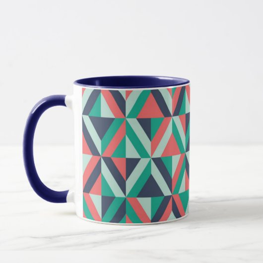 Mitte- des Jahrhundertsmodernes geometrisches Tasse (Links)