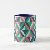 Mitte- des Jahrhundertsmodernes geometrisches Tasse (Zentrum)