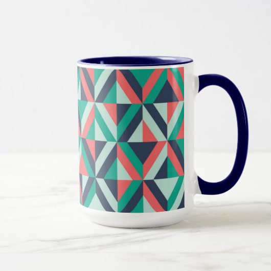Mitte- des Jahrhundertsmodernes geometrisches Tasse (Rechts)