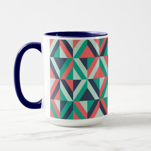 Mitte- des Jahrhundertsmodernes geometrisches Tasse (Links)