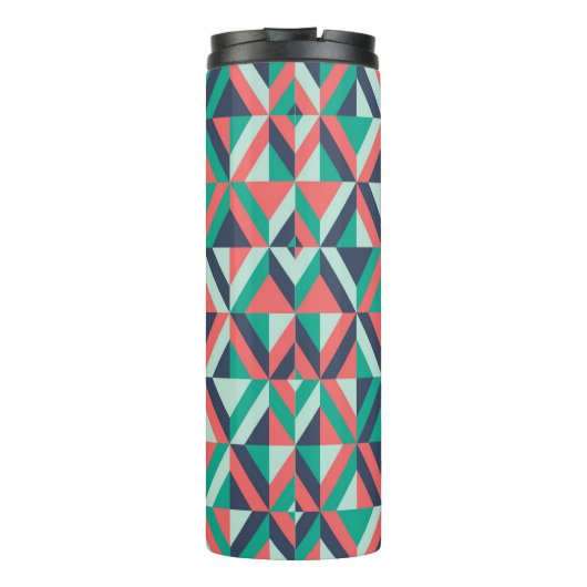 Mitte- des Jahrhundertsmodernes geometrisches Thermosbecher (Rückseite)