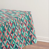 Mitte- des Jahrhundertsmodernes geometrisches Tischdecke (Beispiel)