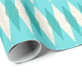 Mitte- des Jahrhundertsmodernes Geschenkpapier (Rolleneckpunkt)