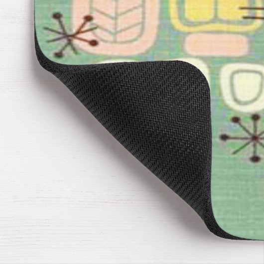 Mitte- des Jahrhundertsmodernes Grafikdesign Mousepad (Ecke)