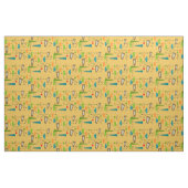 Mitte- des Jahrhundertsmodernes inspiriertes Stoff (Fat Quarter (45,7 x 55,9 cm))