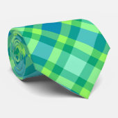 Mitte- des Jahrhundertsmodernes kariertes - Krawatte (Gerollt)