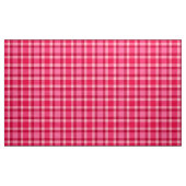 Mitte- des Jahrhundertsmodernes kariertes - Rosa Stoff (Yard (91,4 cm))