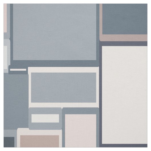 Mitte- des Jahrhundertsmodernes Muster II Stoff (Muster)