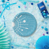 Mitte des Jahrhundertsmodernes Retro Pappteller (Party)