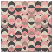 Mitte- des Jahrhundertsmodernes rosa Muster Stoff (Nahaufnahme)