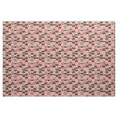 Mitte- des Jahrhundertsmodernes rosa Muster Stoff (Fat Quarter (45,7 x 55,9 cm))