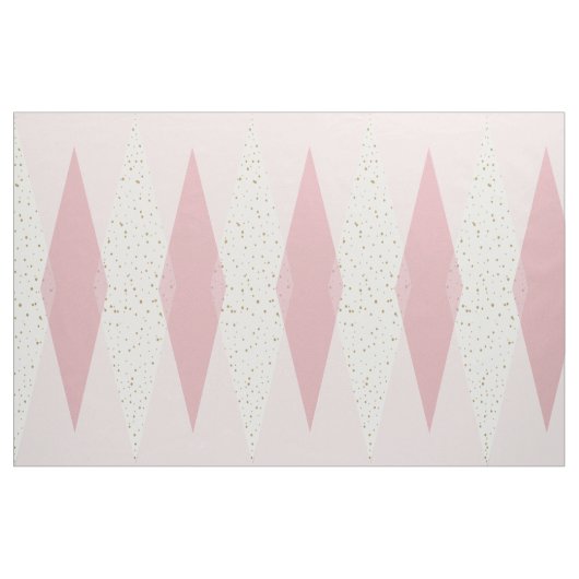 Mitte- des Jahrhundertsmodernes rosa Stoff (Yard (91,4 cm))