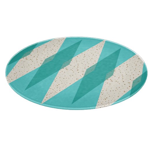 Mitte- des Jahrhundertsmodernes Schneidebrett (Ecke)