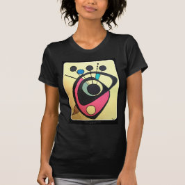 "Mitte- des Jahrhundertsmodernes Stillleben-Gelb" T-Shirt