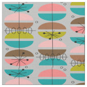 Mitte- des Jahrhundertsmodernes Stoff (Nahaufnahme)